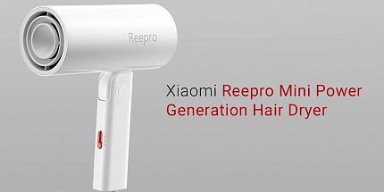 Обзор фена для волос Xiaomi Reepro Mini Power Generation Hair Dryer: сушка волос за 3 минуты